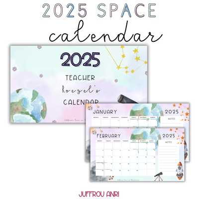 2025 SPACE CALENDAR