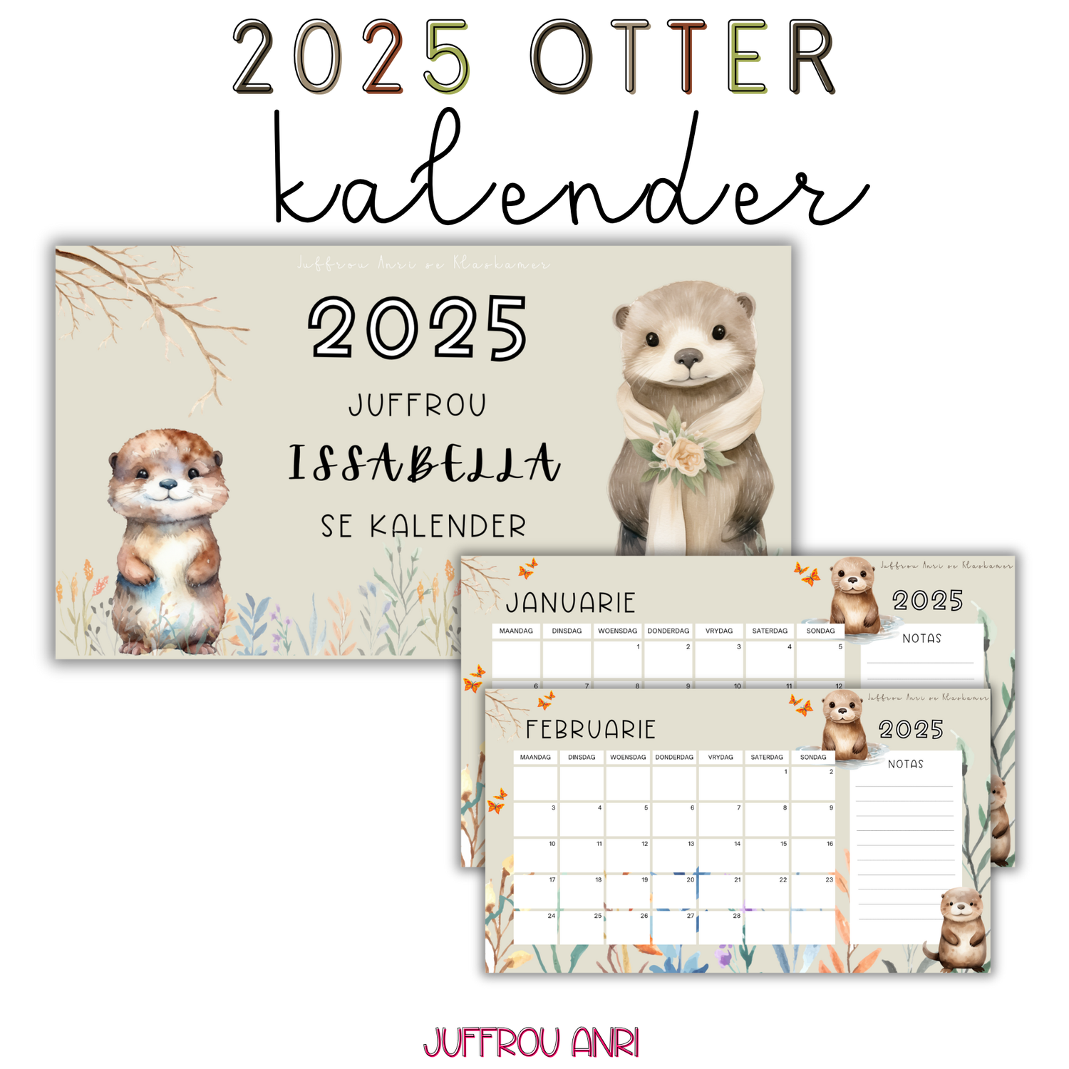 2025 OTTER KALENDER