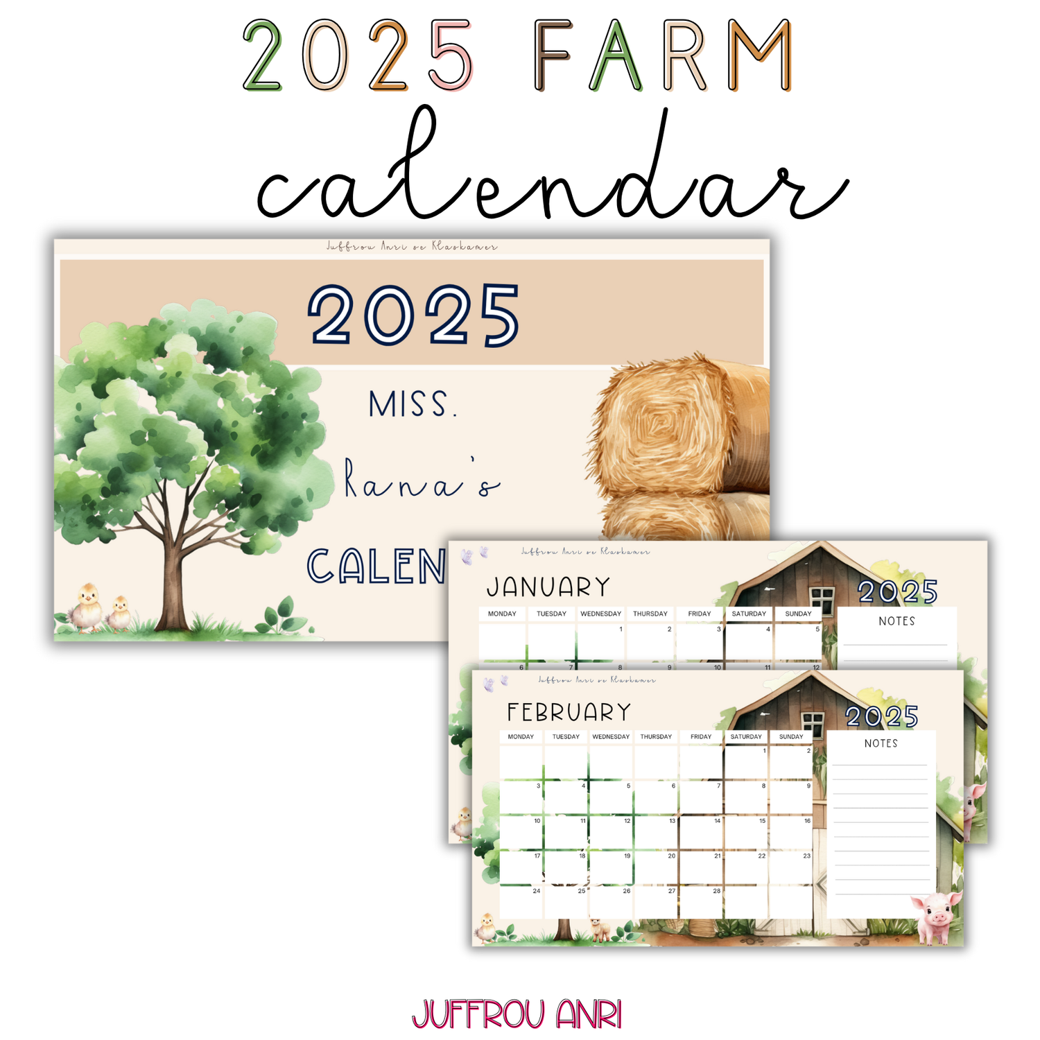 2025 FARM CALENDAR