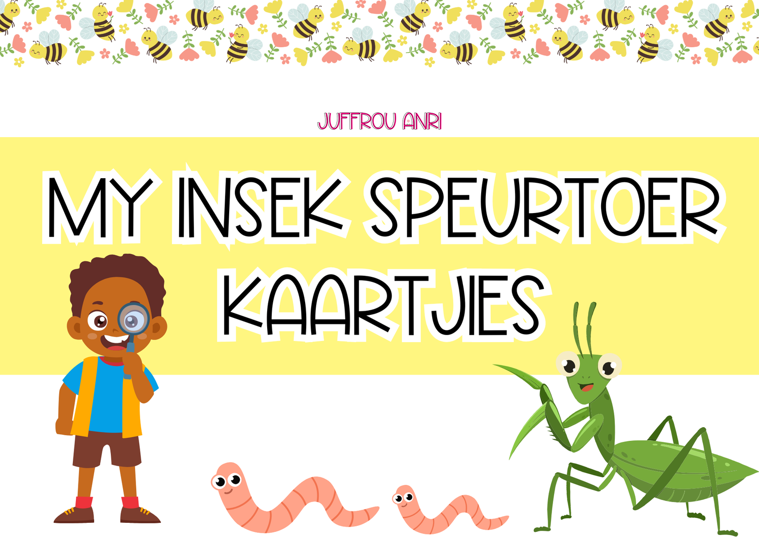 My Insek Speurtoer Kaartjies
