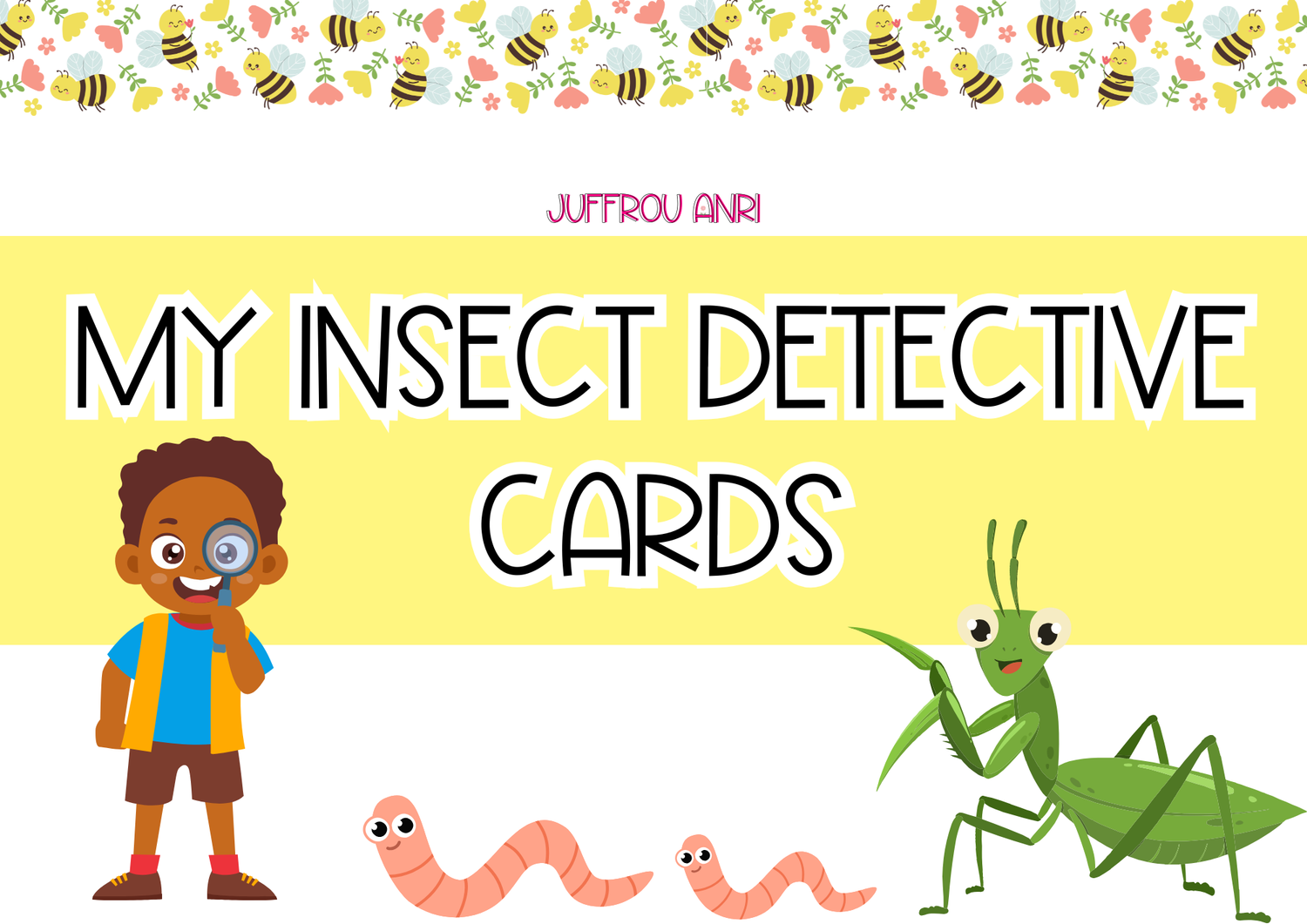 My Insect Detective Cards