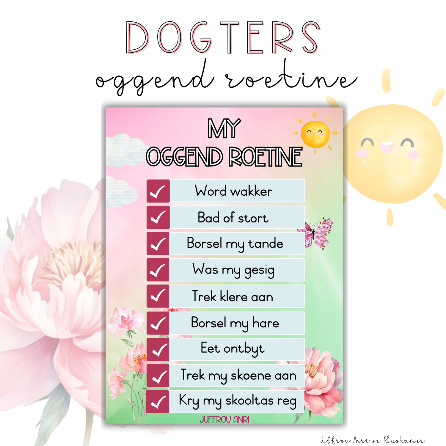 Oggend roetine - DOGTERS