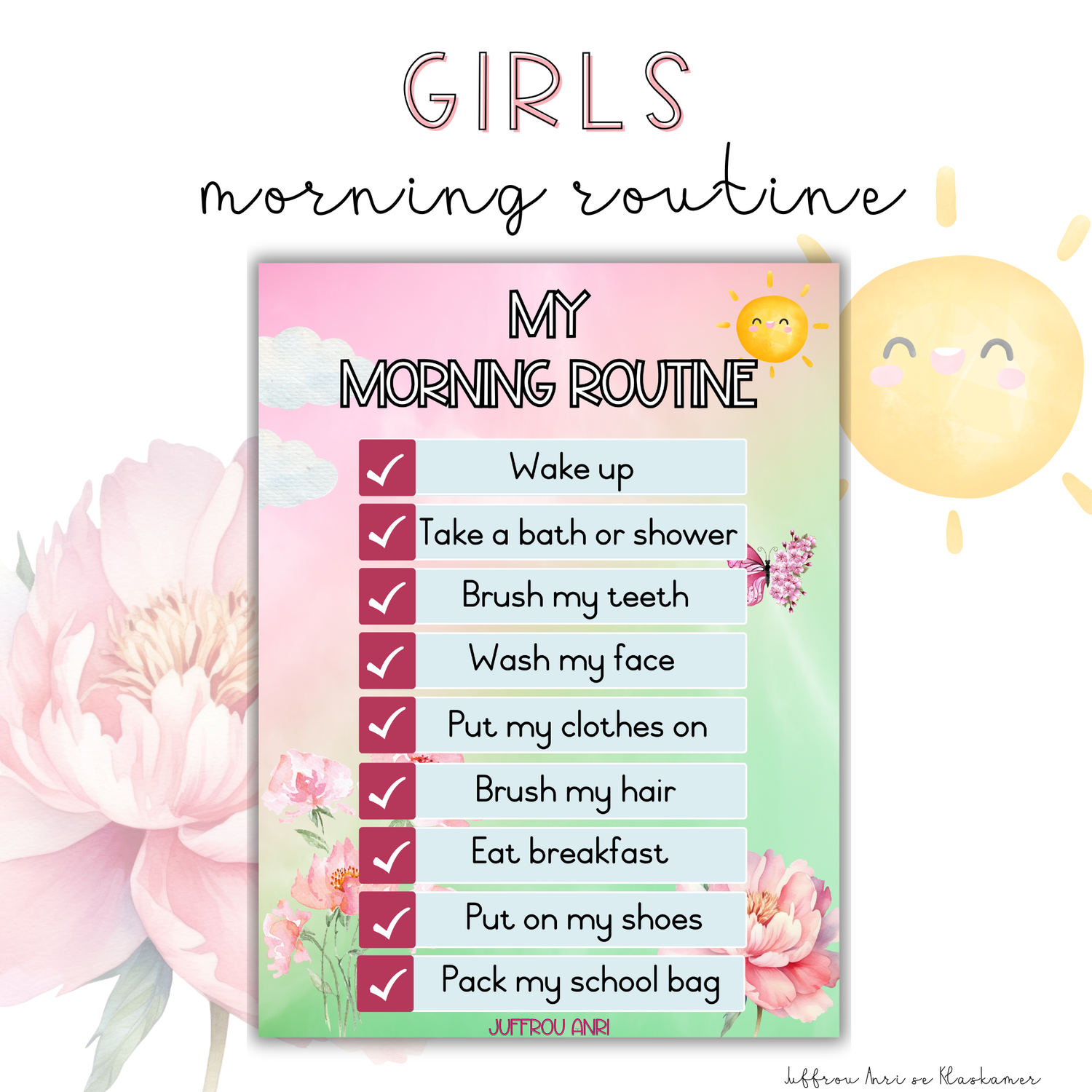 Morning routine - GIRLS