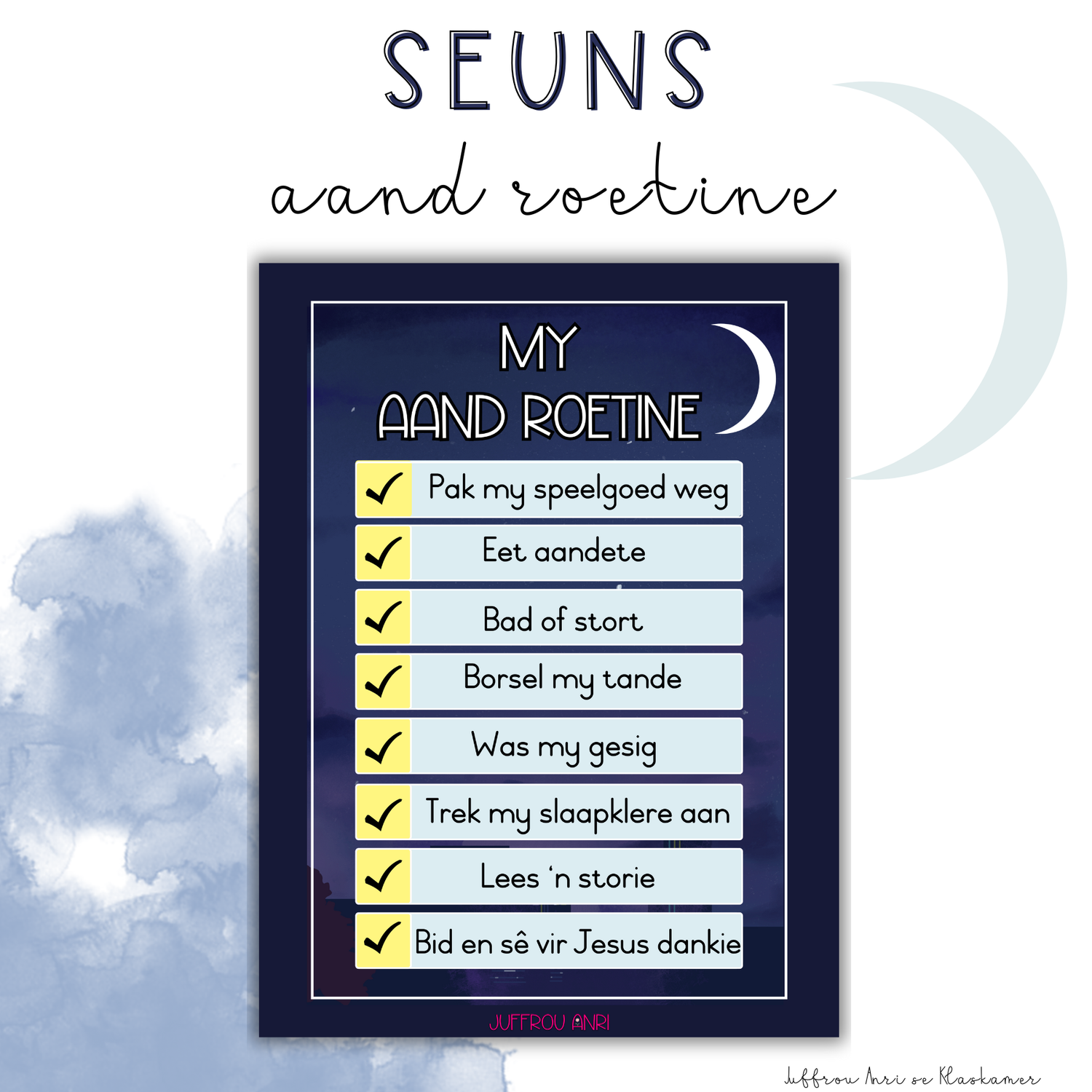 Aand roetine - SEUNS
