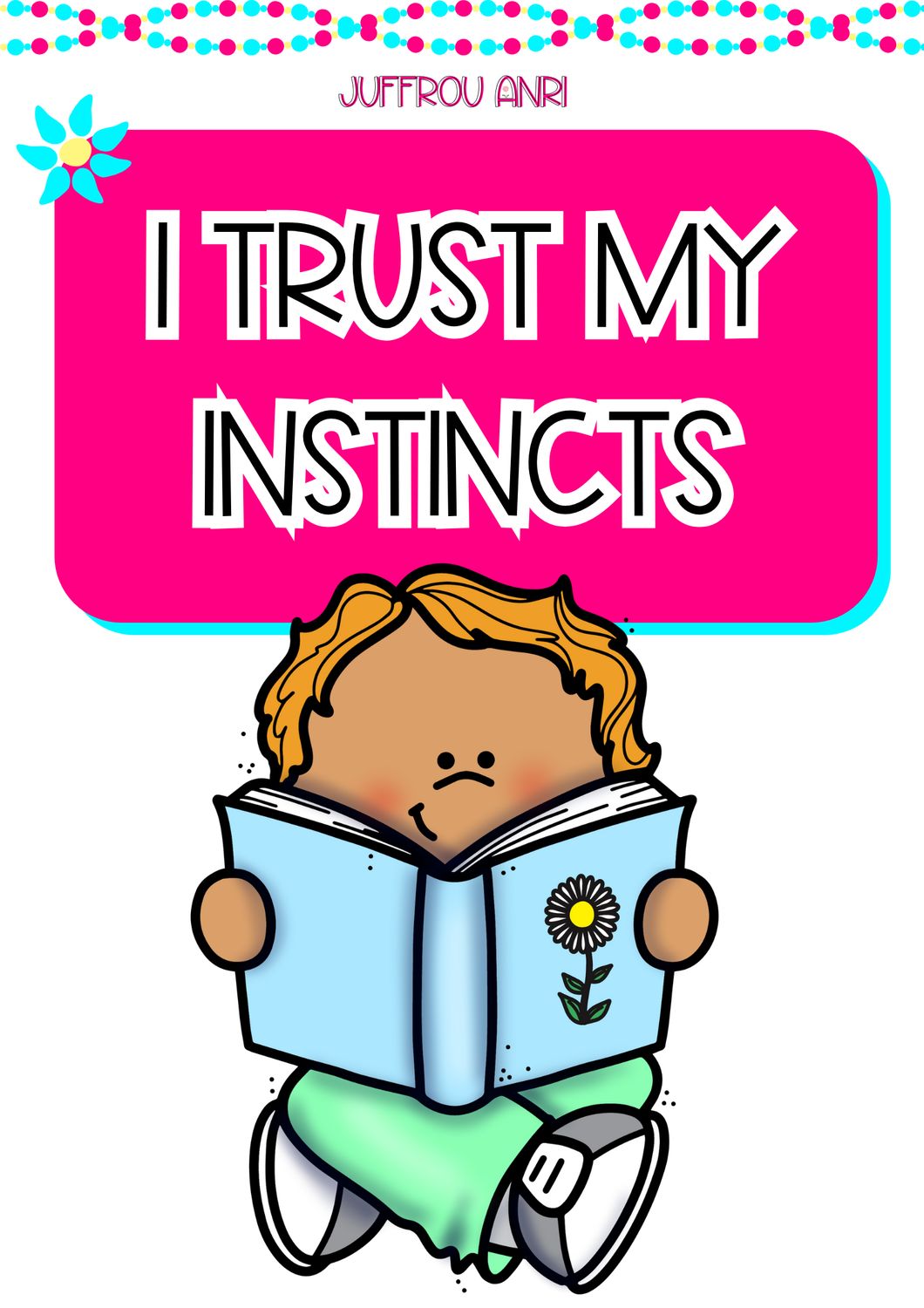 My I trust my instincts Booklet
