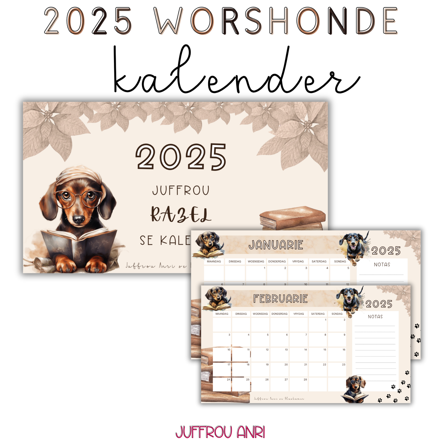 2025 WORSHONDE KALENDER