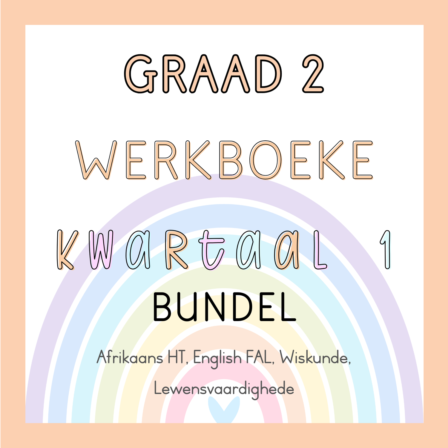 Graad 2 Werkboeke Kwartaal 1 Bundel (2025)