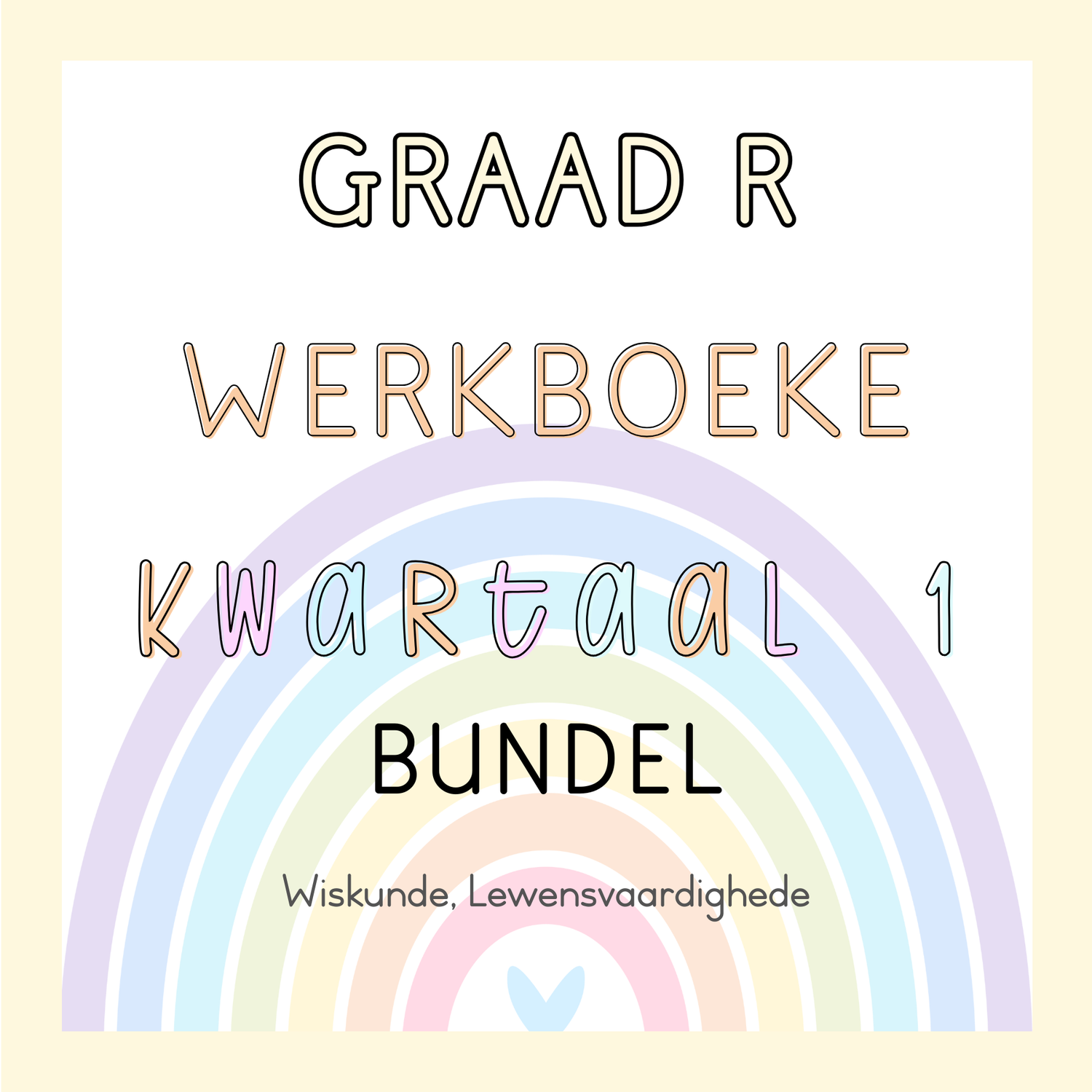 Graad R Werkboeke Kwartaal 1 Bundel (2025)
