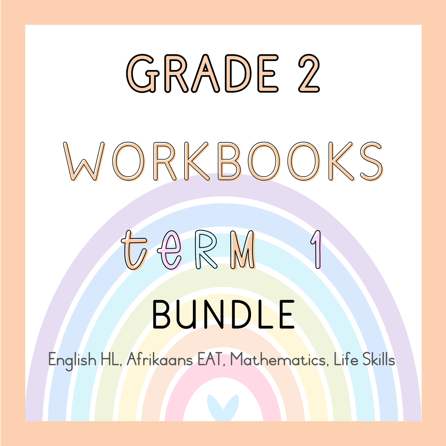 Grade 2 Workbooks Term 1 Bundle (2025)