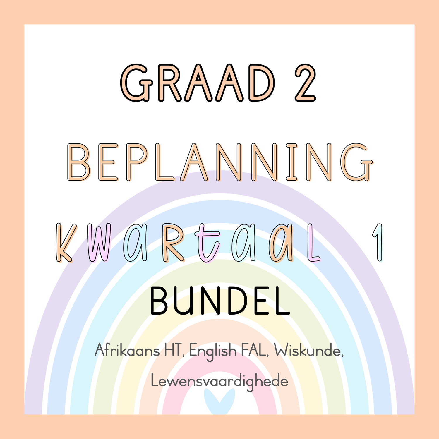 Graad 2 Beplanning Kwartaal 1 Bundel (2025)