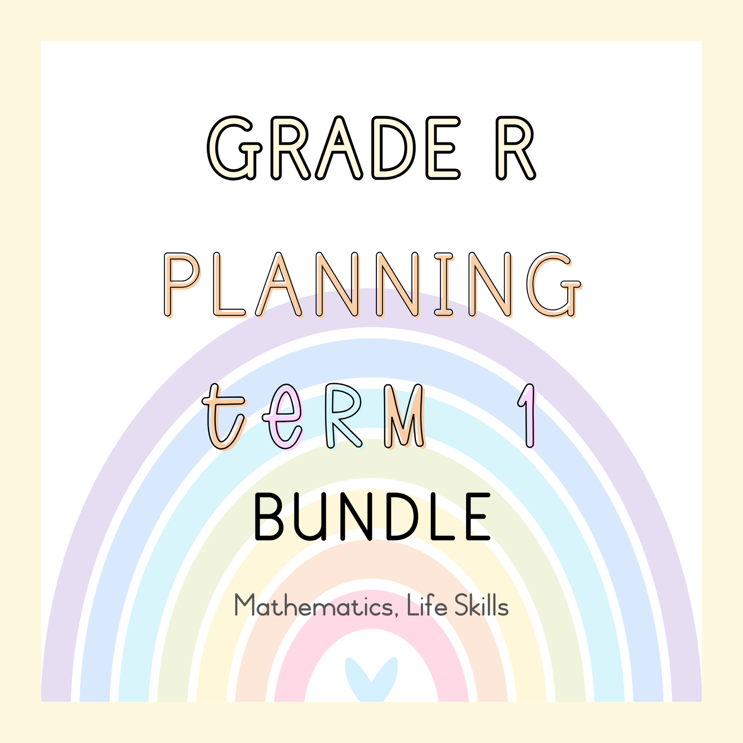 Grade R Planning Term 1 Bundle (2025)
