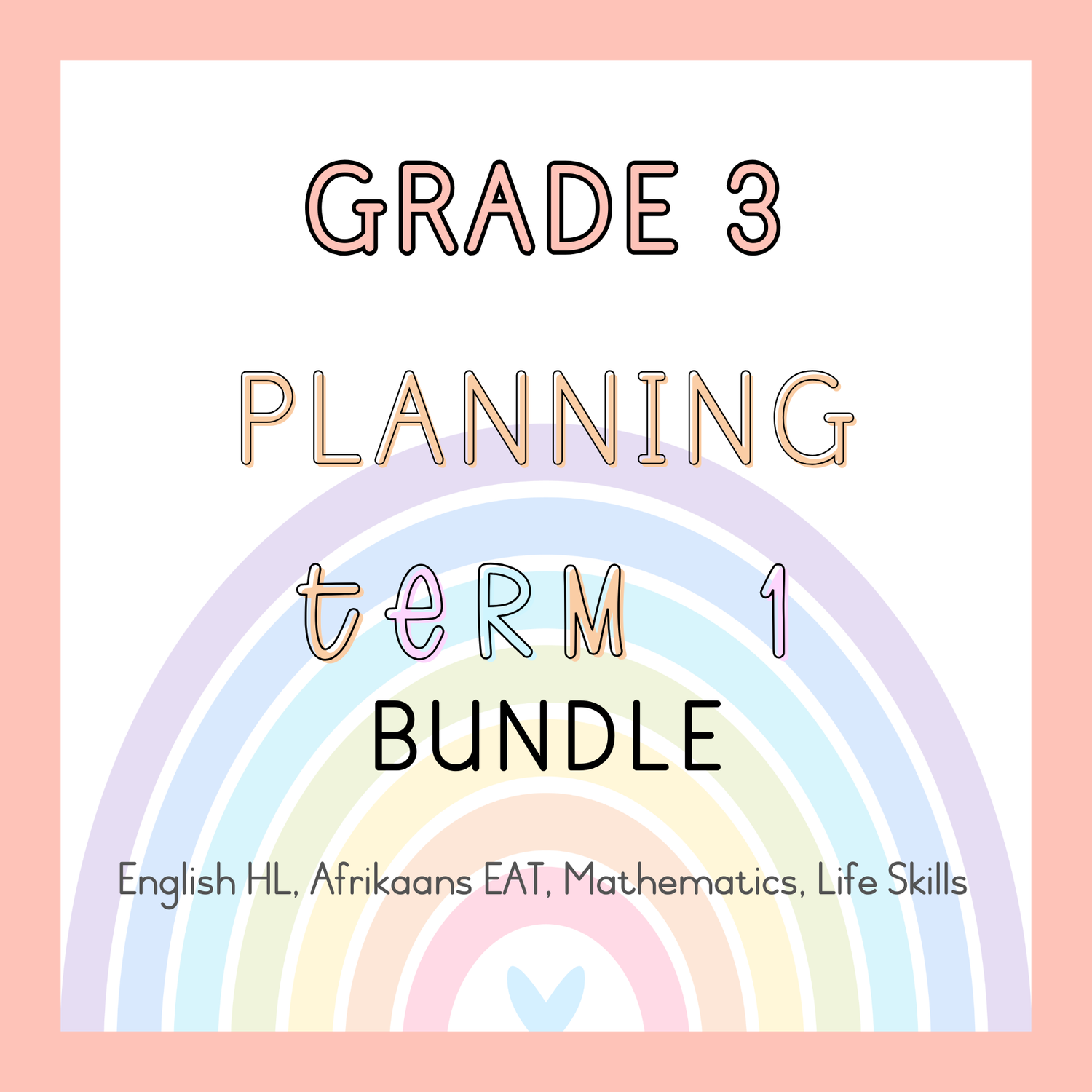 Grade 3 Planning Term 1 Bundle (2025)