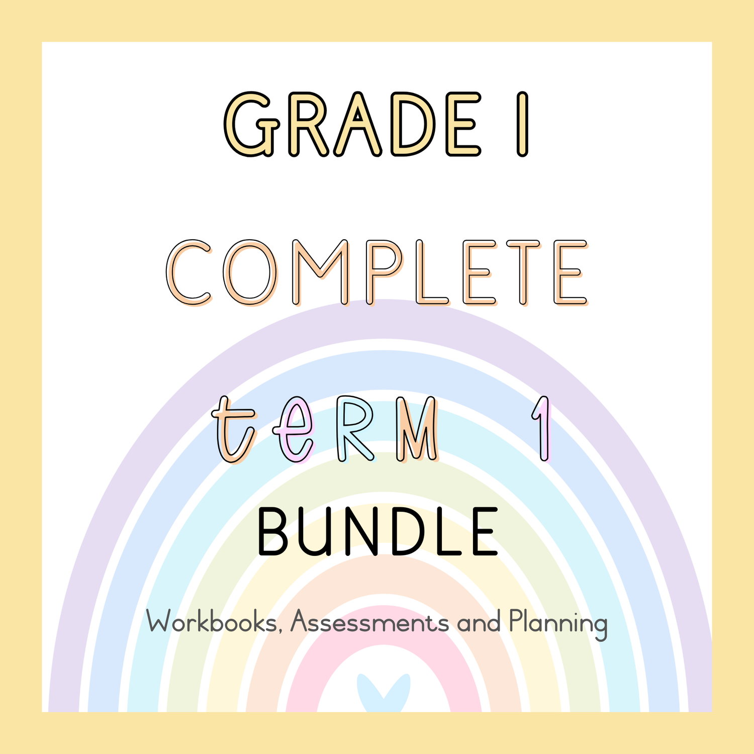Grade 1 Complete Term 1 Bundle (2025)