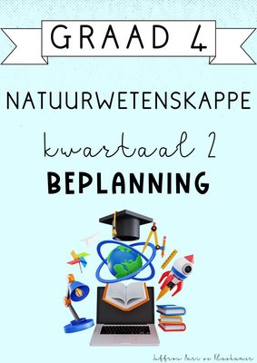 Graad 4 Natuurwetenskappe Kwartaal 2 Beplanning (2025)