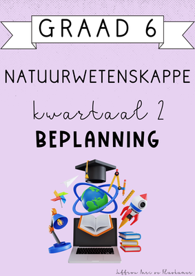 Graad 6 Natuurwetenskappe Kwartaal 2 Beplanning (2025)