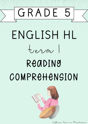 Grade 5 English Home Language Reading Comprehension Book [Term 1] (2025)