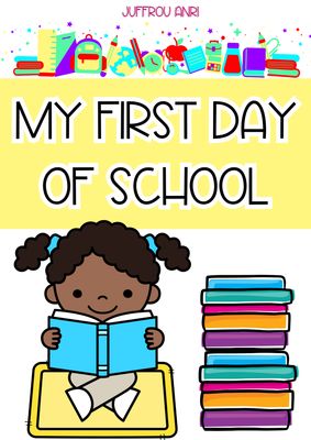 My First Day Of School Worksheet (Grade 1)