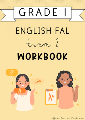 Grade 1 English FAL Term 2 Workbook (#2025)