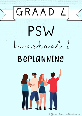 Graad 4 PSW Kwartaal 2 Beplanning (2025)