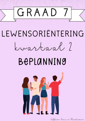 Graad 7 Lewensoriëntering Kwartaal 2 Beplanning (2025)