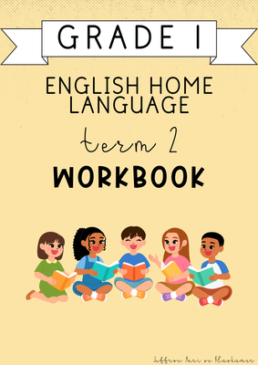 Grade 1 English Home Language Term 2 Workbook (2025)