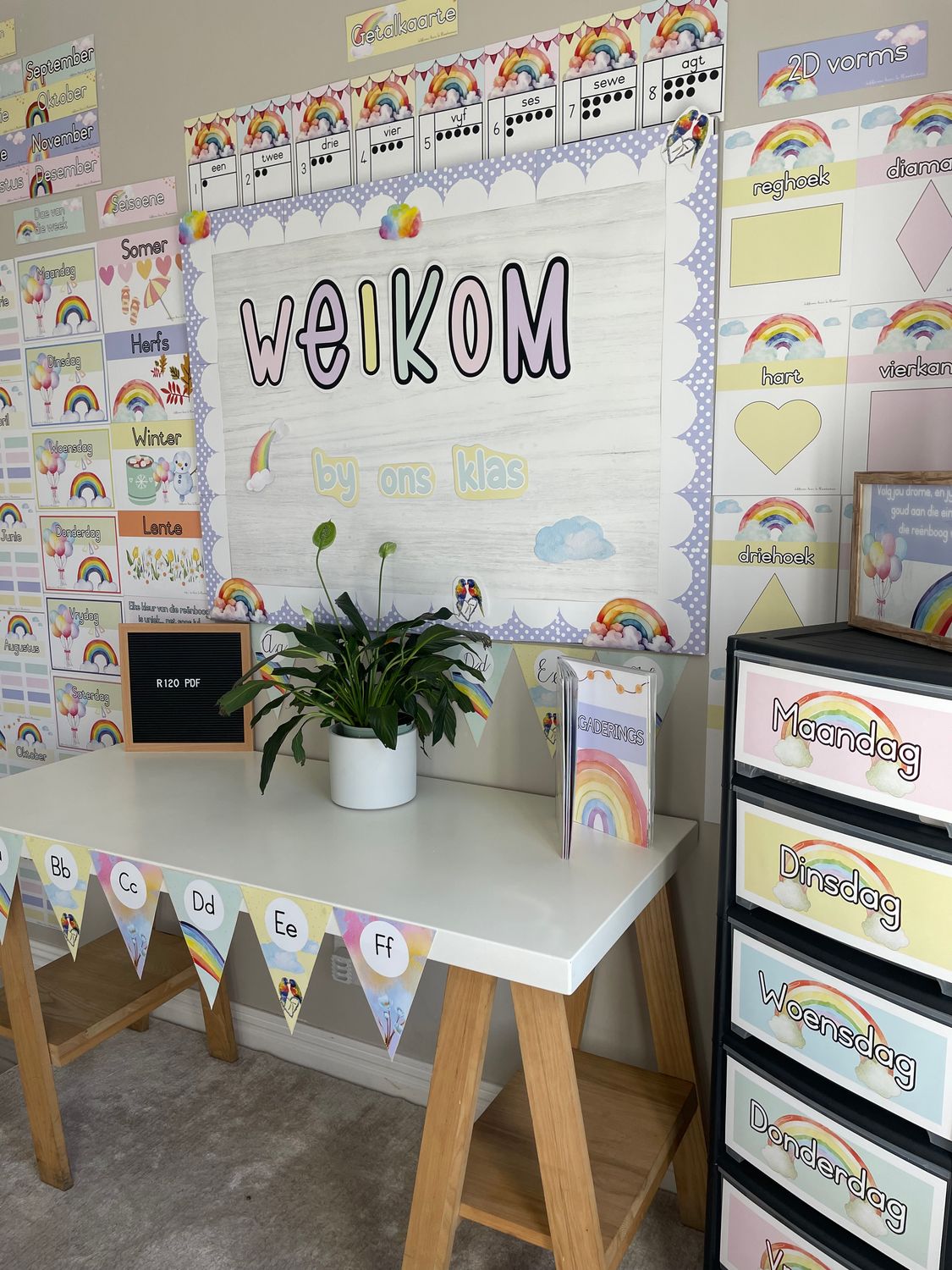 WATERVERF REËNBOOG KLASTEMA