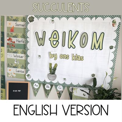 SUCCULENTS CLASS THEME - ENGLISH