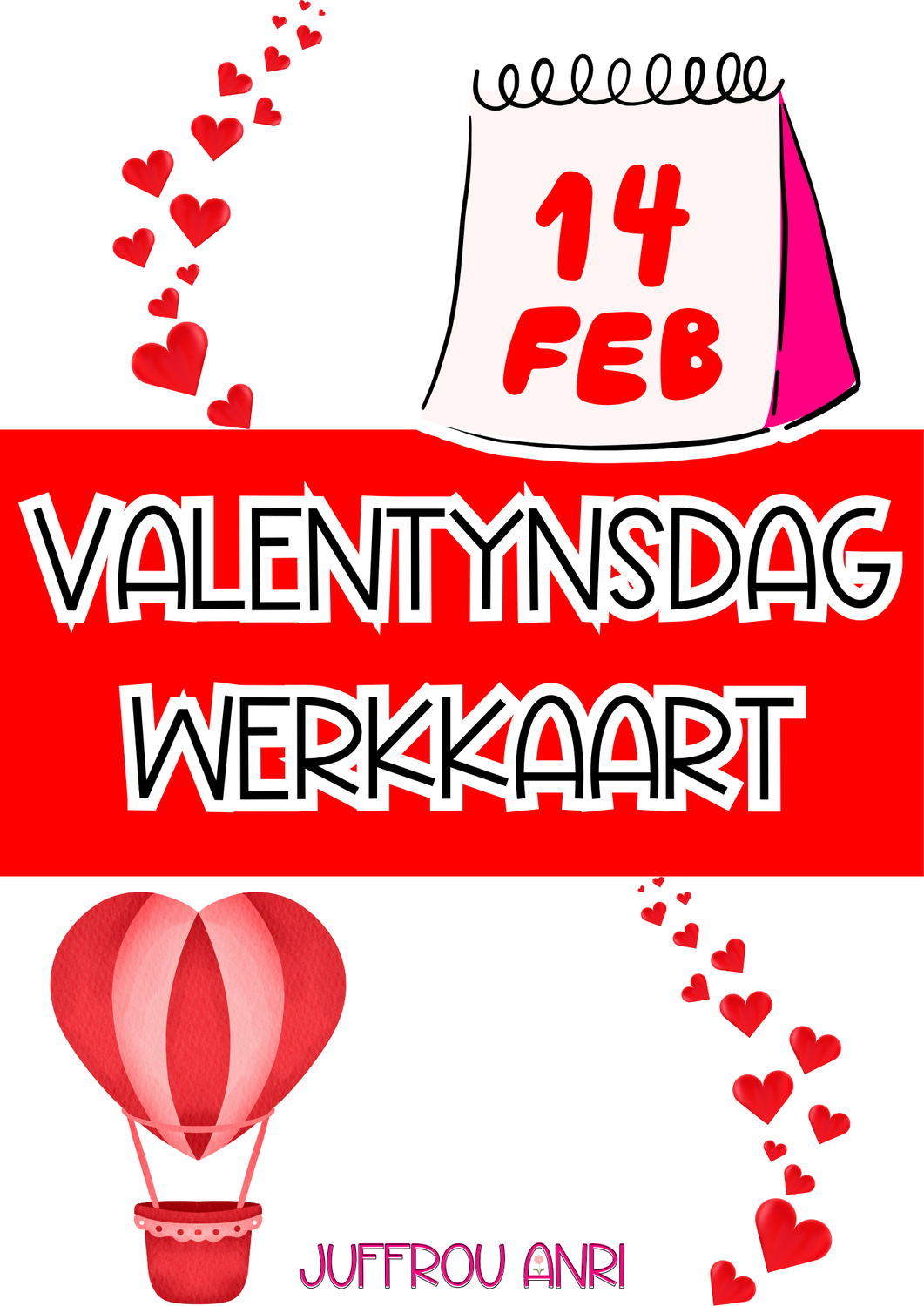 My Valentynsdag werkkaart