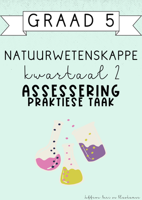Graad 5 Natuurwetenskappe Kwartaal 2 Assessering [Prakties] (2025)