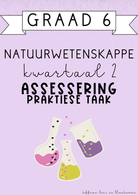Graad 6 Natuurwetenskappe Kwartaal 2 Assessering [Prakties] (2025)