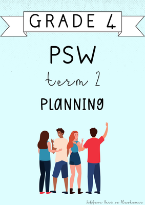 Grade 4 PSW Term 2 Planning (2025)