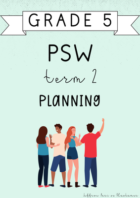 Grade 5 PSW Term 2 Planning (2025)