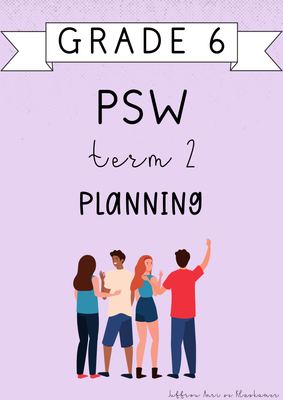 Grade 6 PSW Term 2 Planning (2025)
