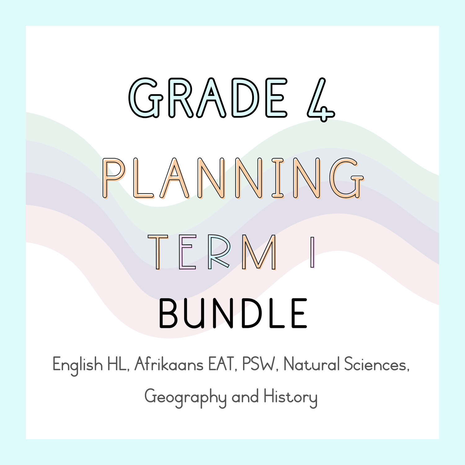 Grade 4 Planning Term 1 Bundle (2025)