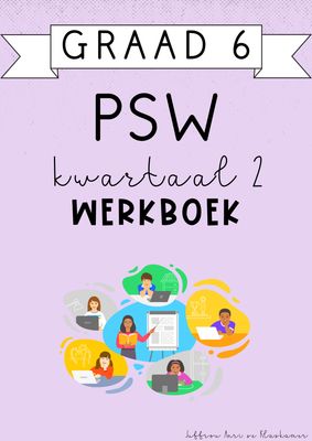 Graad 6 PSW Kwartaal 2 Werkboek (2025)