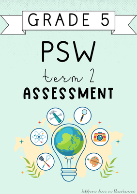 Grade 5 PSW Term 2 Assessment (2025)