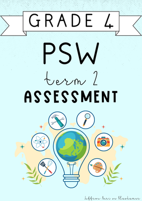 Grade 4 PSW Term 2 Assessment (2025)
