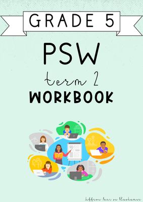 Grade 5 PSW Term 2 Workbook (2025)