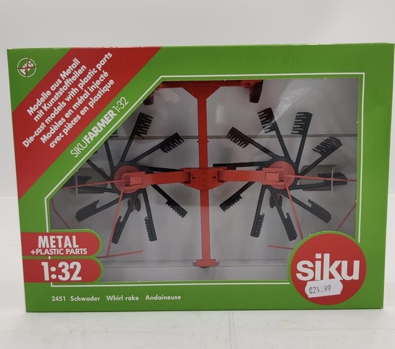Siku 1:32 scale Whirl Rake 2451 model with foldable rotors

