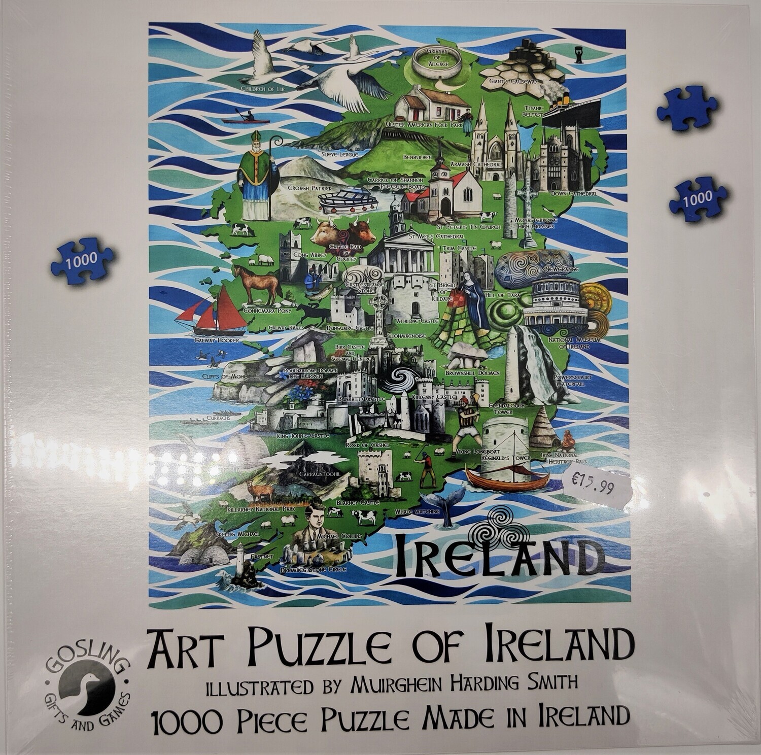 Gosling Ireland 1,000 Pc Jigsaw Puzzle Gosling Ireland 1,000 Pc Jigsaw Puzzle