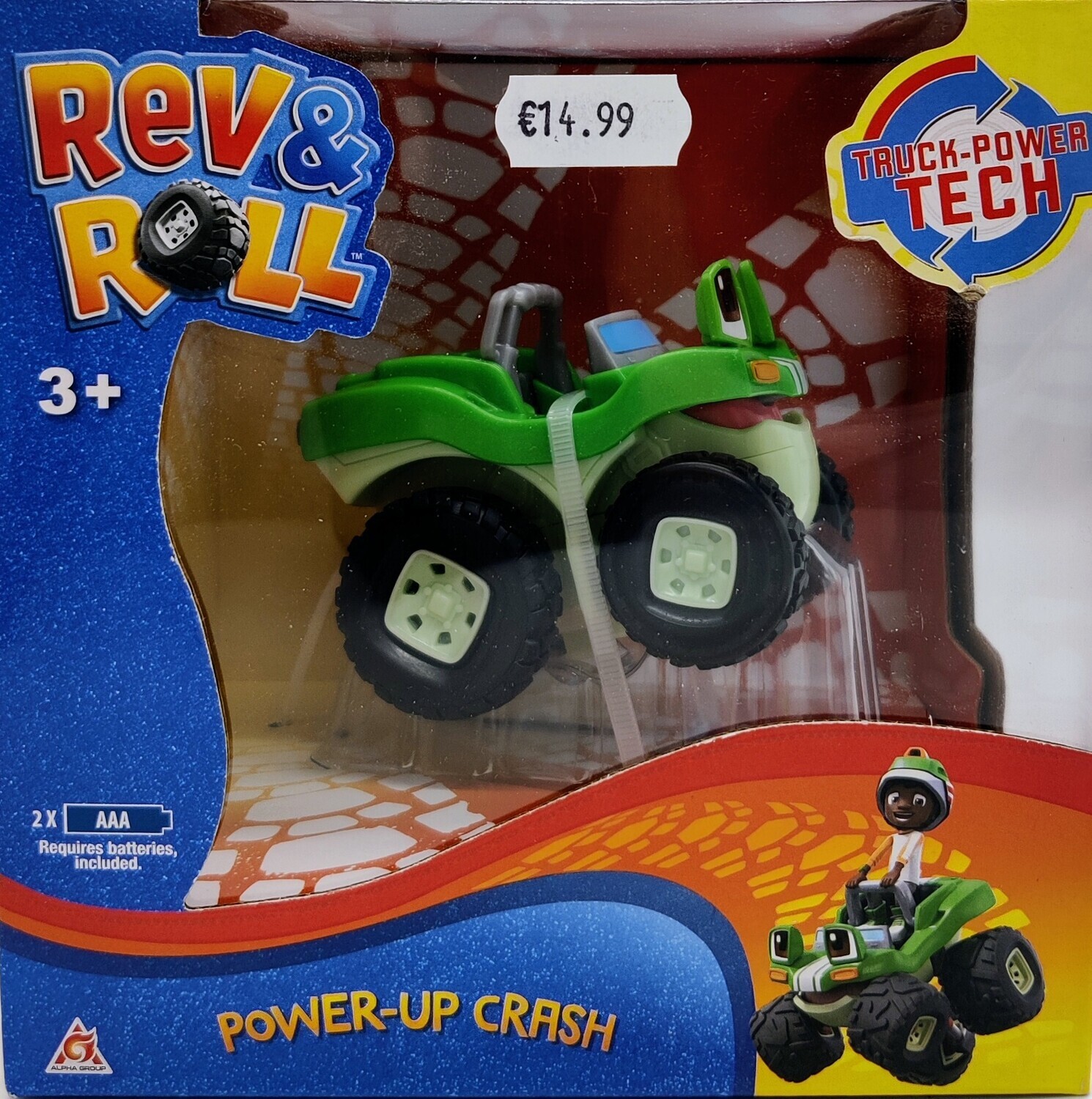 Rev & Roll Power Up Crash