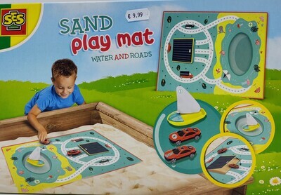 Sand Playmat Water and Roads