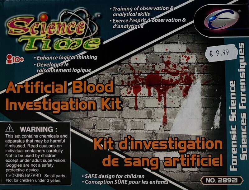 Science Time Artificial Blood Investigation Kit