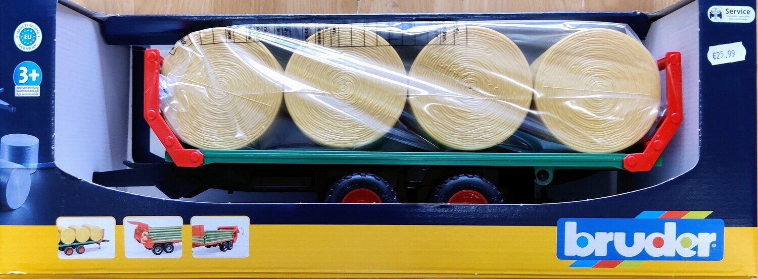 Bruder 2220 Bale Truck with 8 Bales