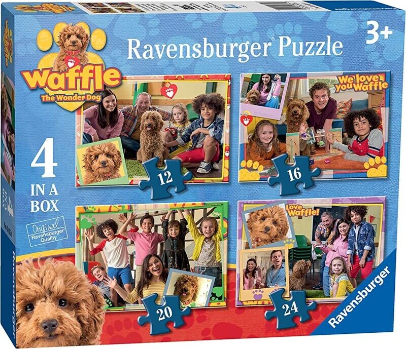 Waffle the Dog Ravensburger Puzzle 4 X 42pc