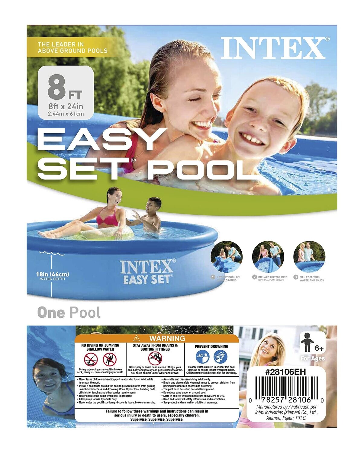 Intex Easy Set Pool - 8' x 24"