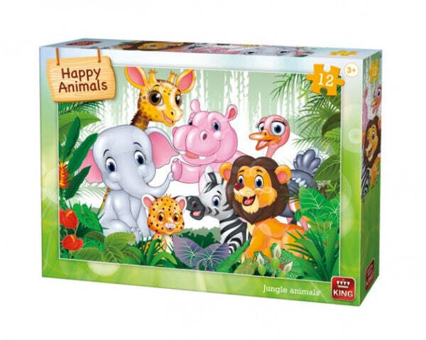 Happy Animals 12pc Puzzle