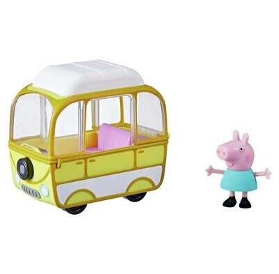 Peppa Pig Campervan Playset with Peppa, George, Mummy Pig & Daddy Pig figures