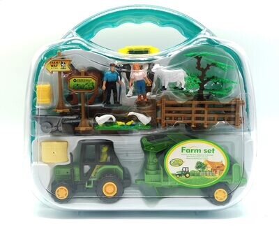 Farm Set in Polystyrene Case