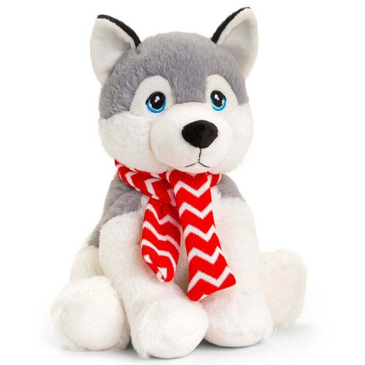 25cm Husky with Scarf